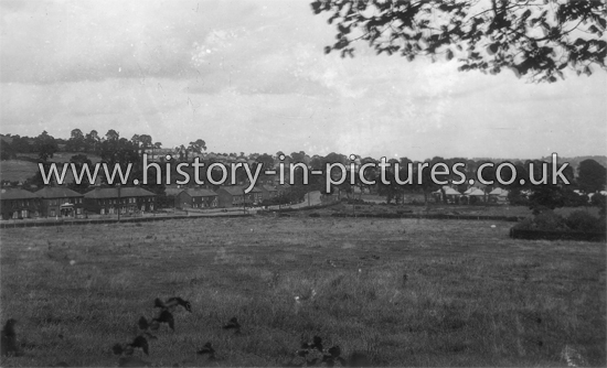 The Village, viewed from the Church, Vange, Essex. c.1930's